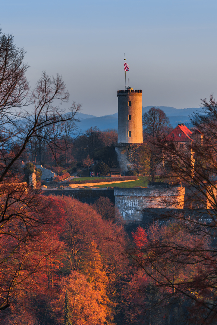 Spätherbst Sparrenburg