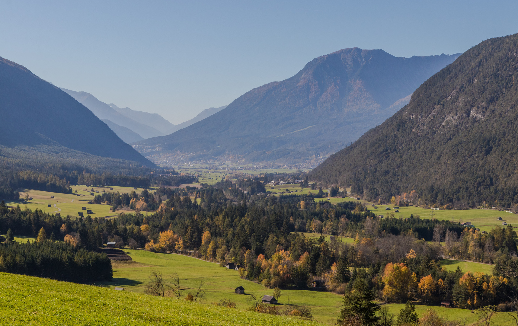 Spätherbstlandschaft bei Reutte