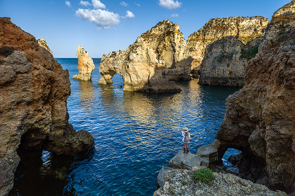 Spätnachmittag an der Ponta da Piedade bei Lagos, Algarve