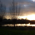 Spätnachmittag an der Weser bei Bremen