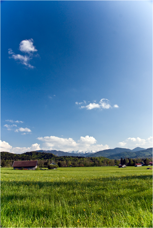 Spätnachmittag in Lenggries