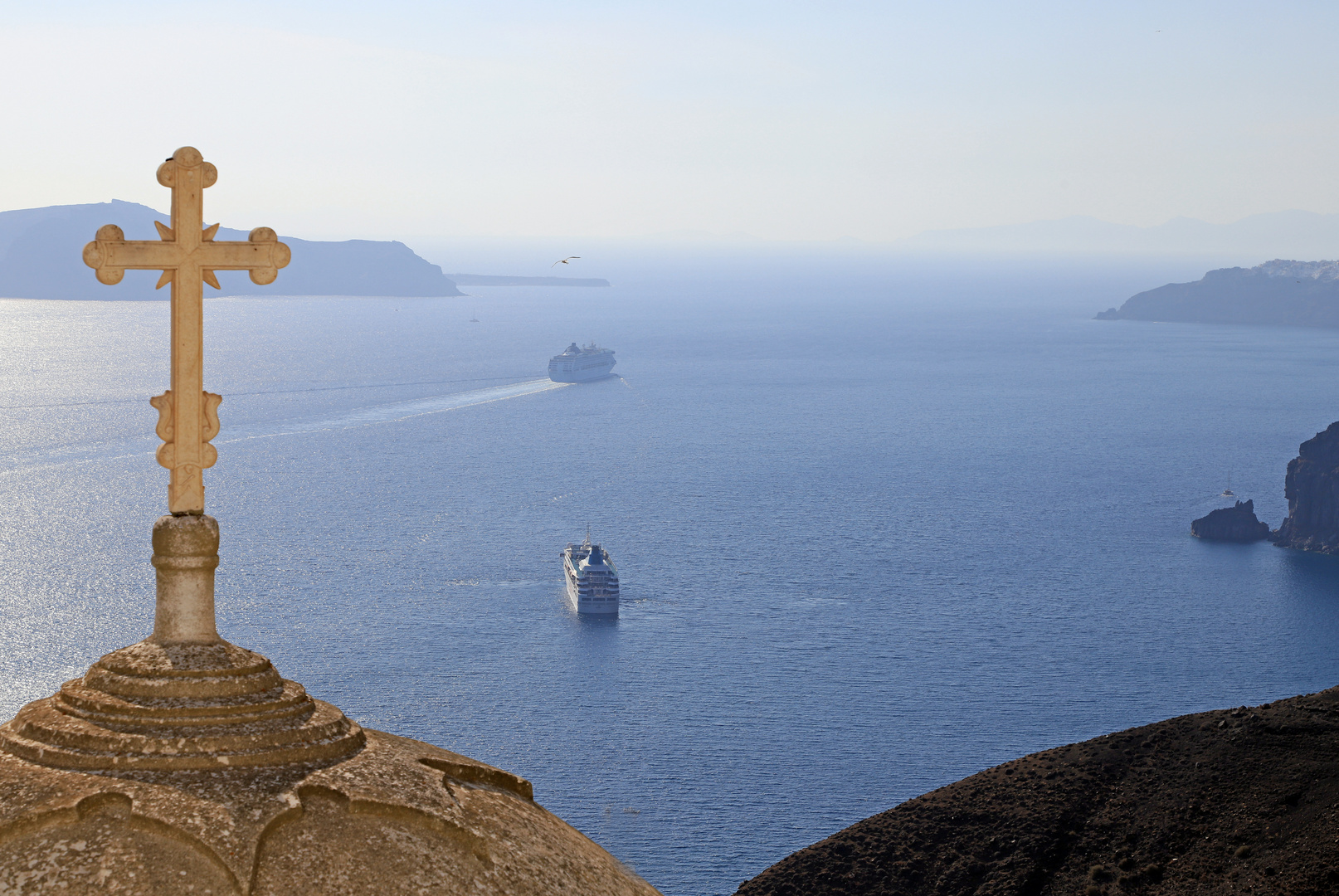 Spätnachmittags in Fira