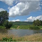 Spätsommer an der Weser bei Höxter