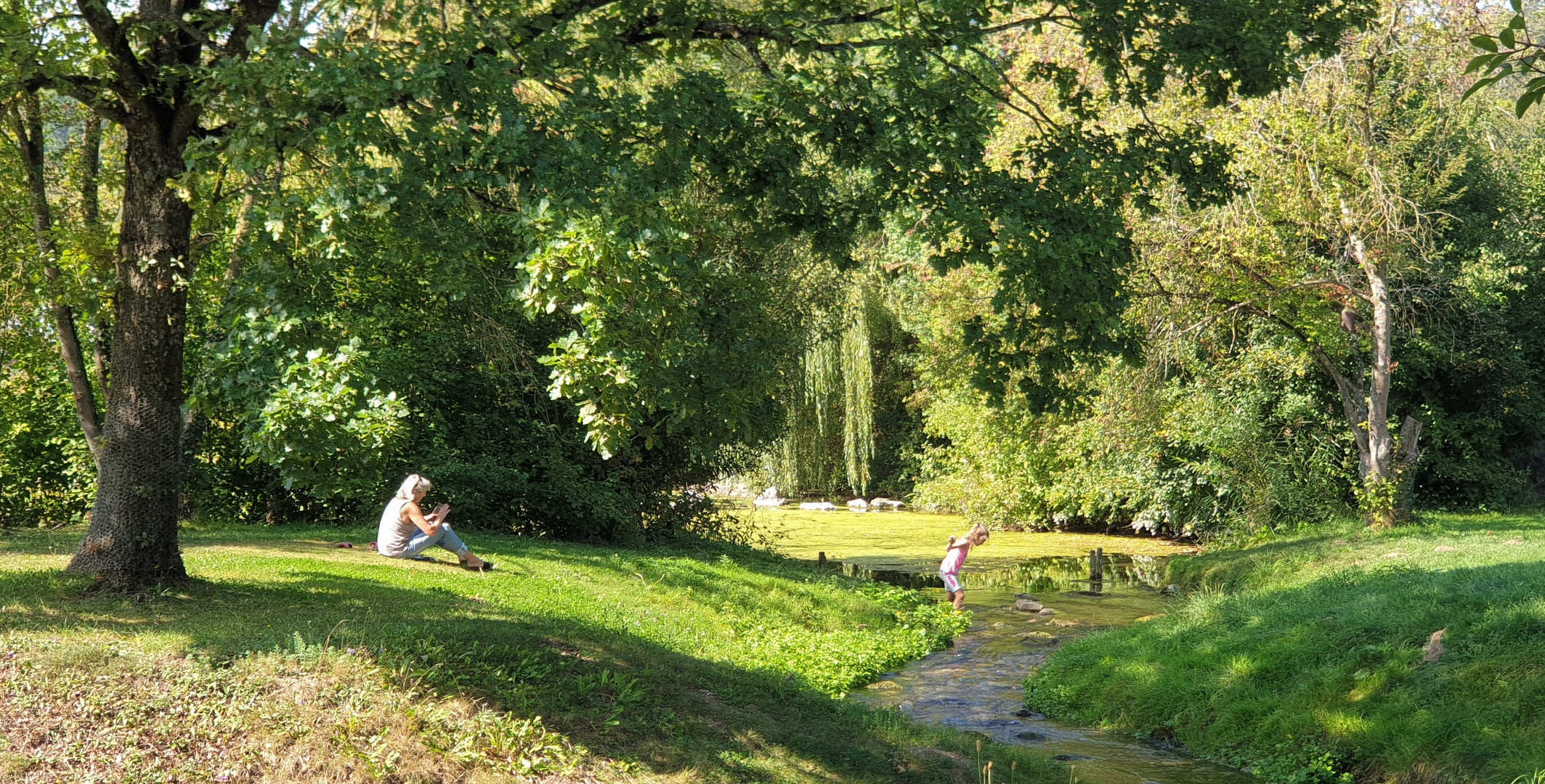 Spätsommer-Freuden in einem Naturpark in Sigmaringen