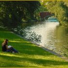 Spätsommer-Idylle am Berliner Landwehrkanal