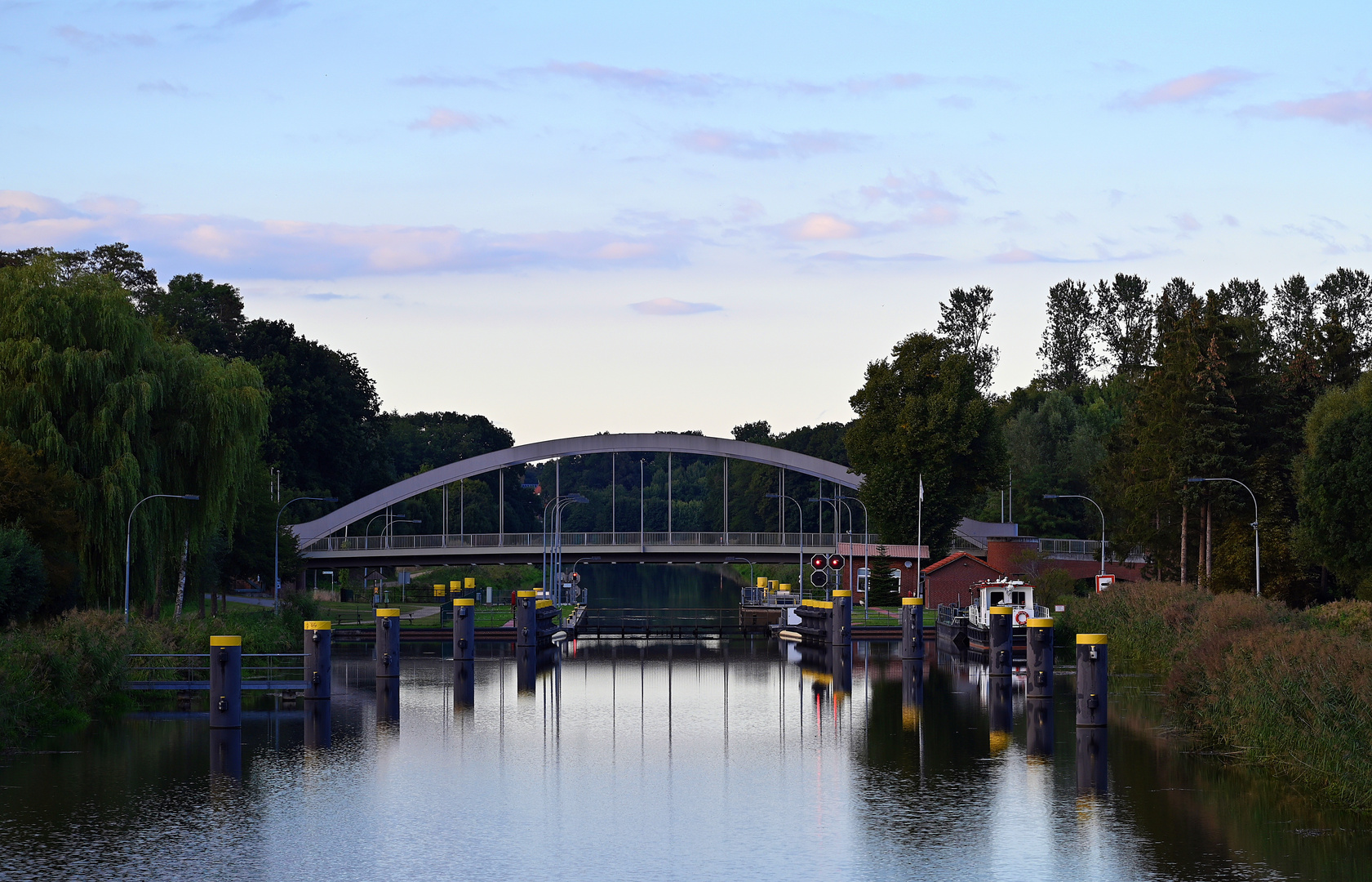 Spätsommerabend am Elbe-Lübeck-Kanal