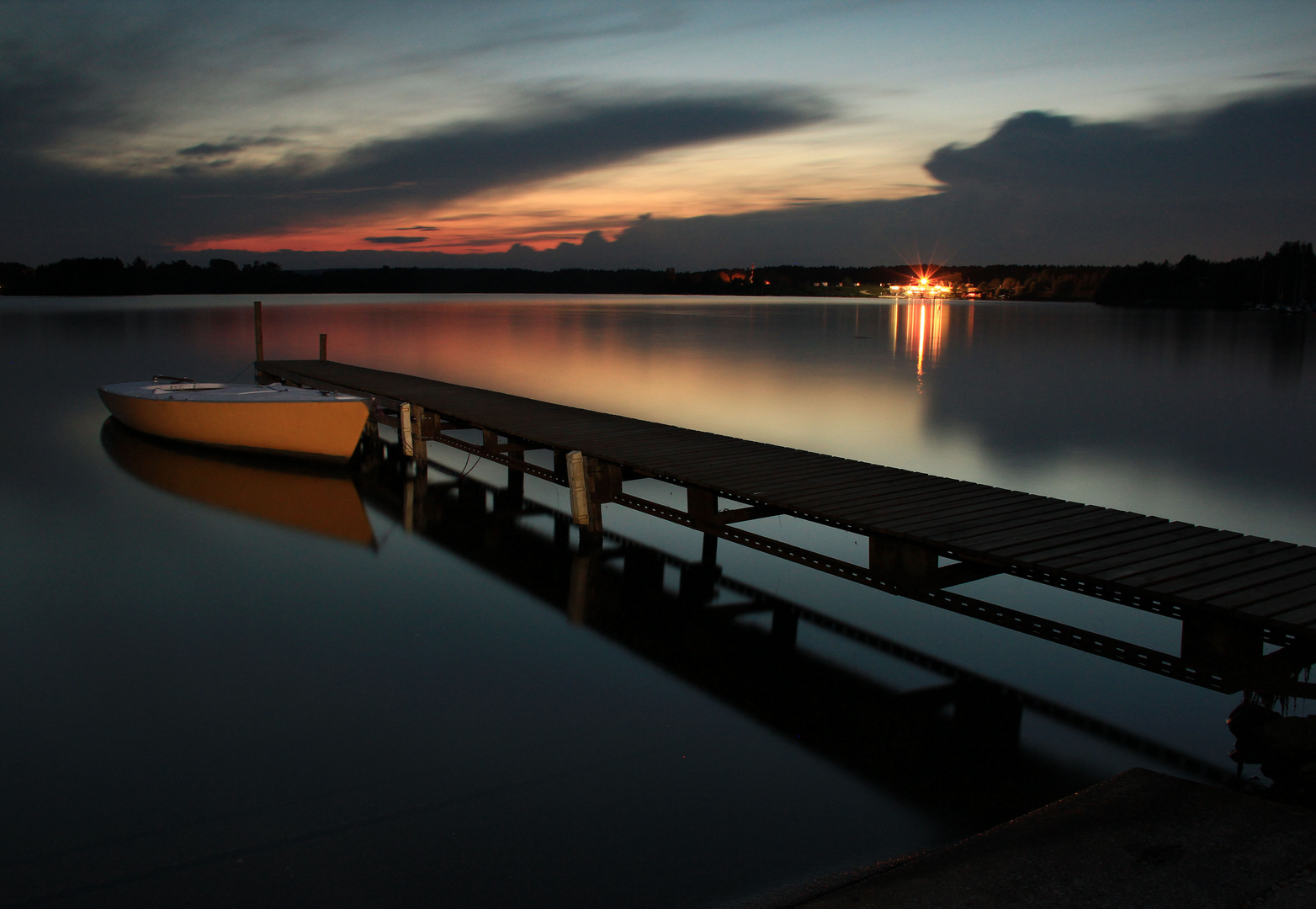 Spätsommerabend am See