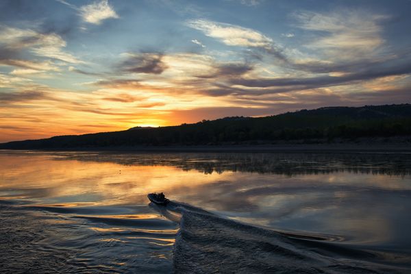 Spätsommerabend auf der Donau
