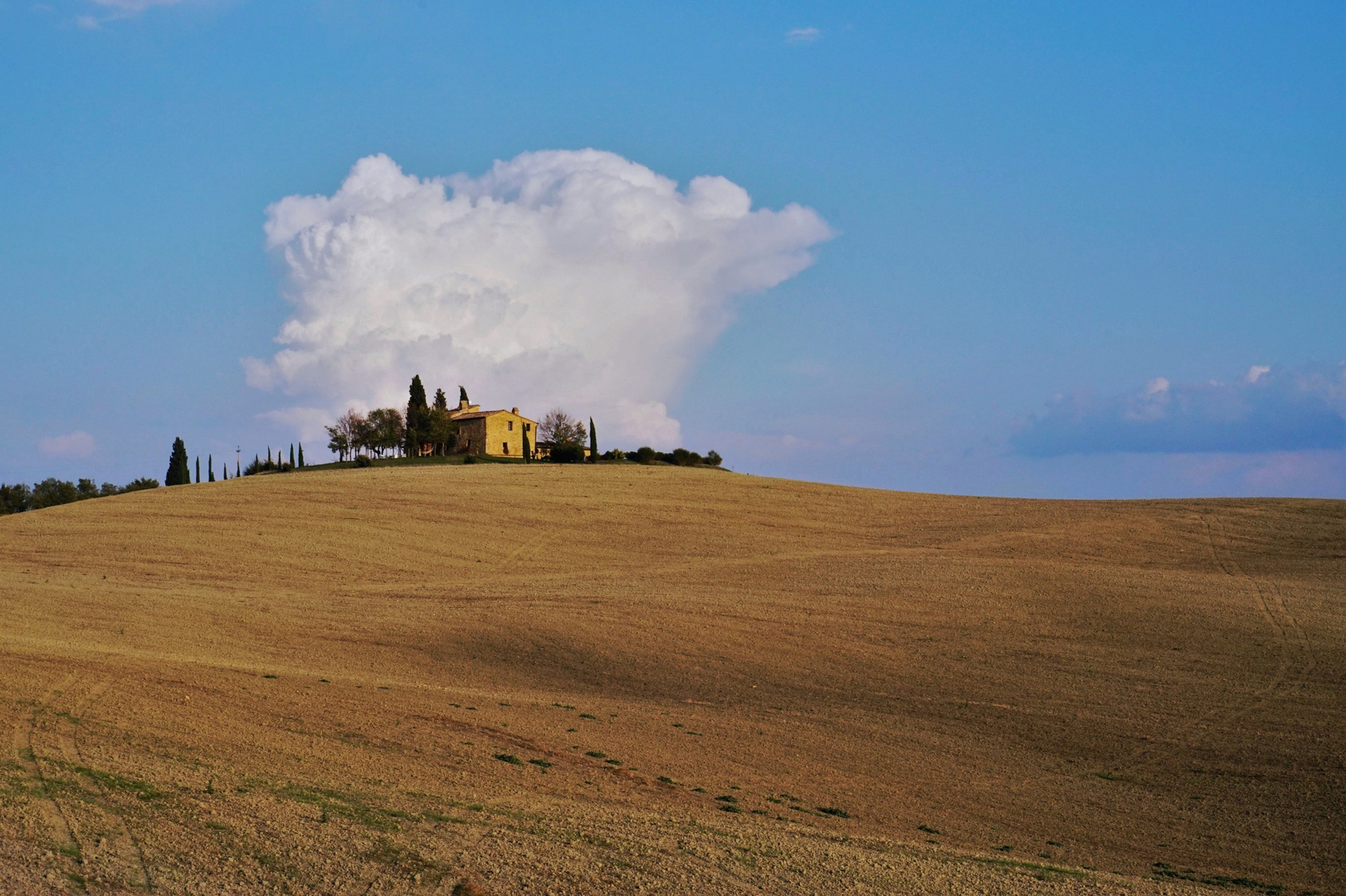 Spätsommerabend im Val d'orcia