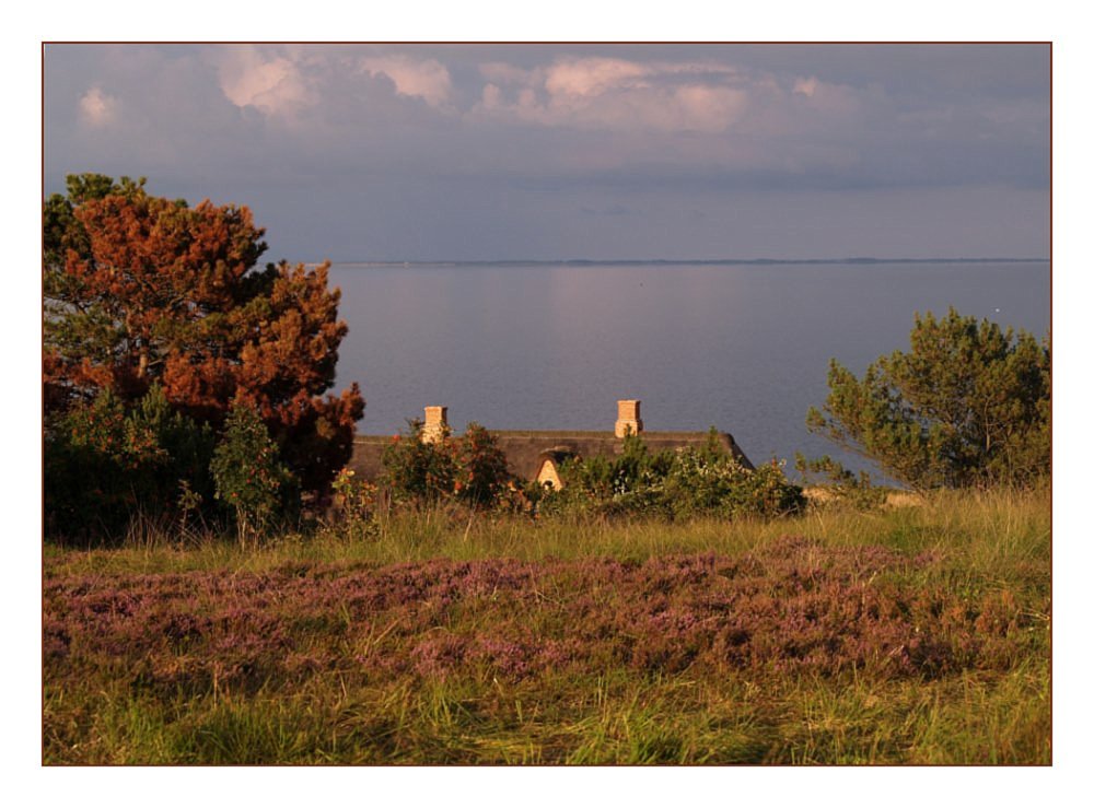 Spätsommerliche Abendstimmung an der Ostseite der Insel S.y.l.t