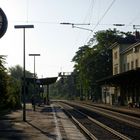 Spätsommermorgen am Bahnhof Wiesbaden-Biebrich