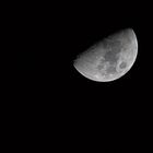 Spätwinter Mond über Nonnenhorn