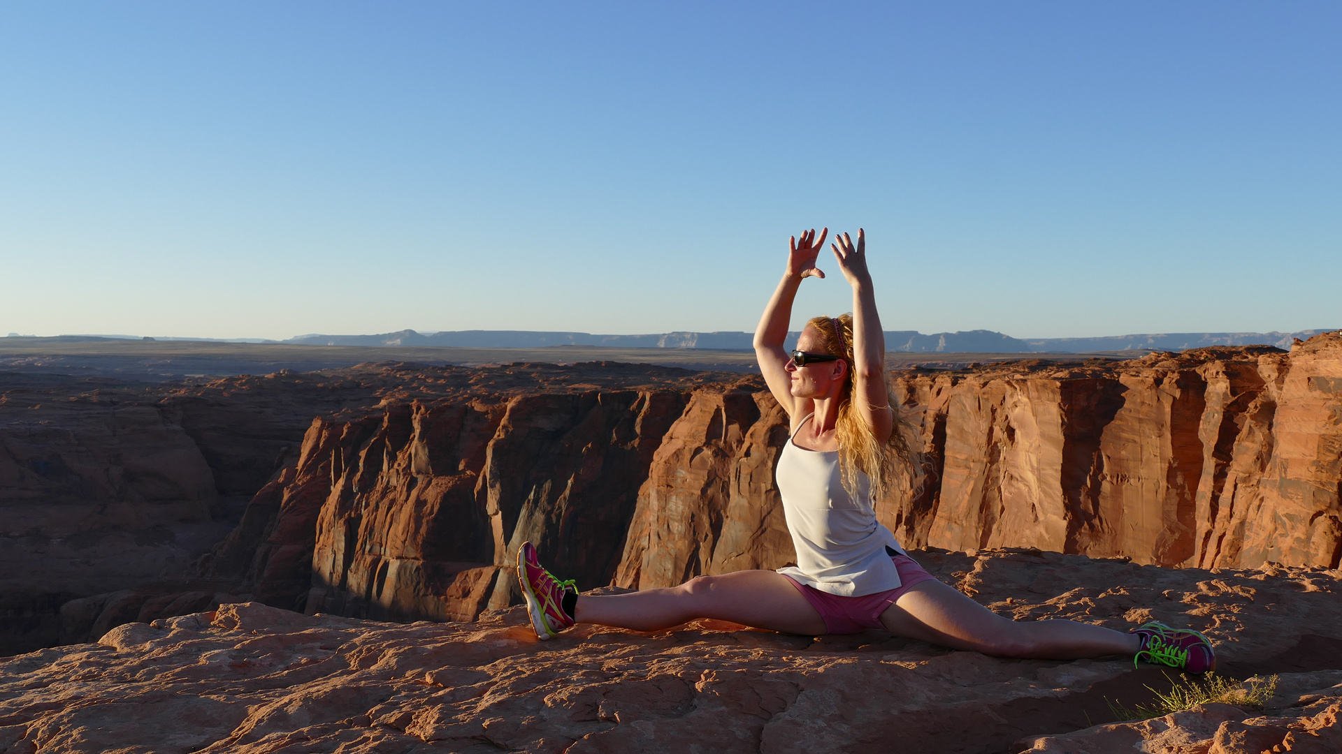 Spagat am Grand Canyon