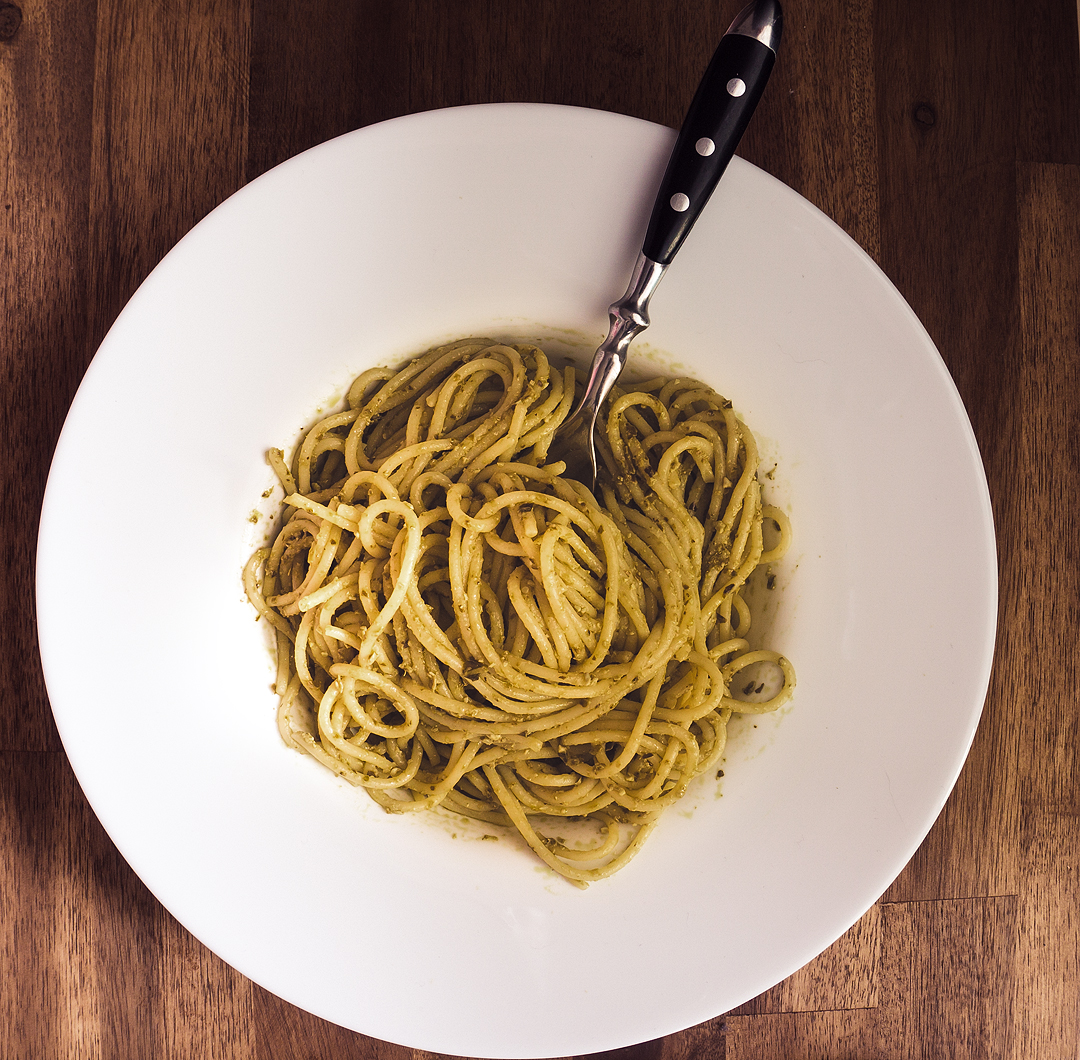 Spagheti mit Pesto Genovese