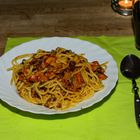 Spaghetti mit Pfifferlingen