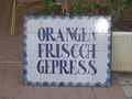 Spain 2006, Mallorca, Cala Ratjada, "Orangen friscch gepress" von OlAf1267 