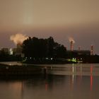 Spandauer Industrie in der Nacht