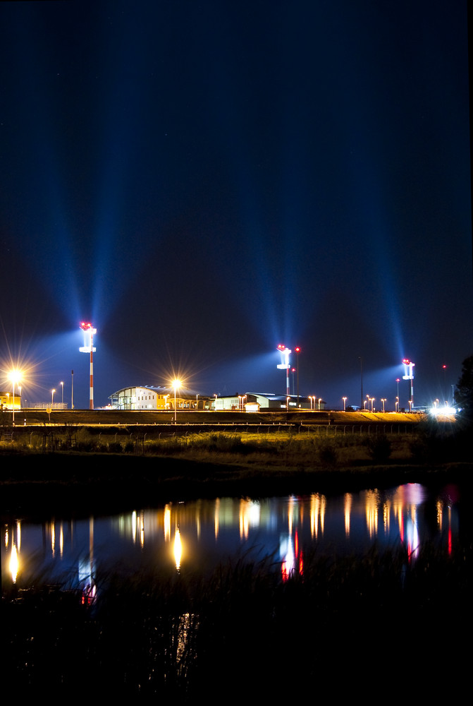 Spangdahlem Air Base @ night