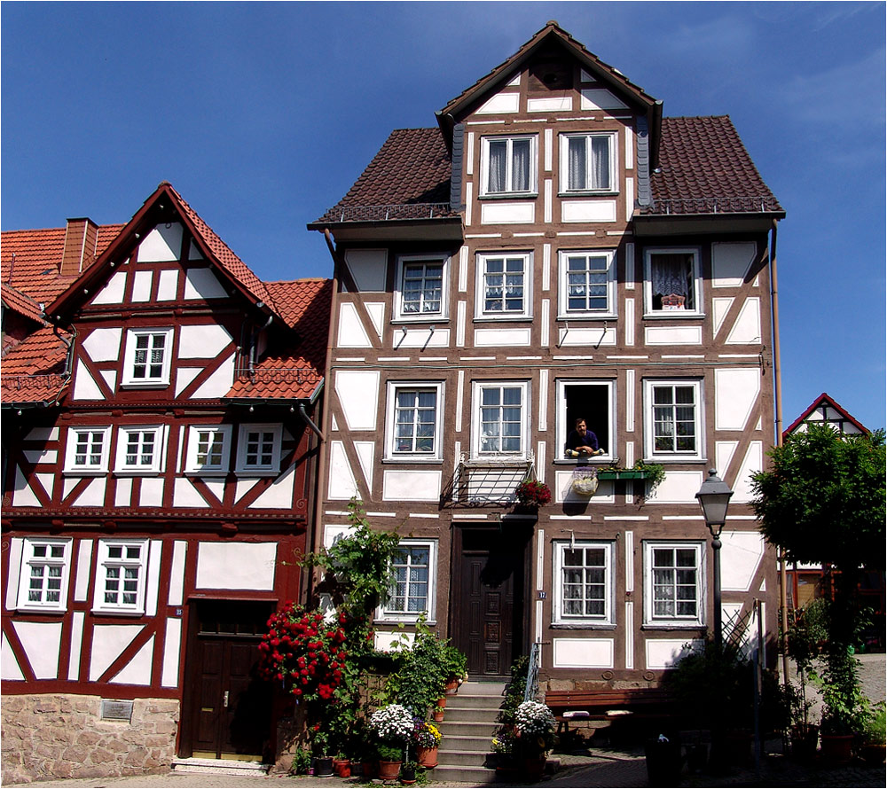 Spangenberg Fachwerk in der Altstadt