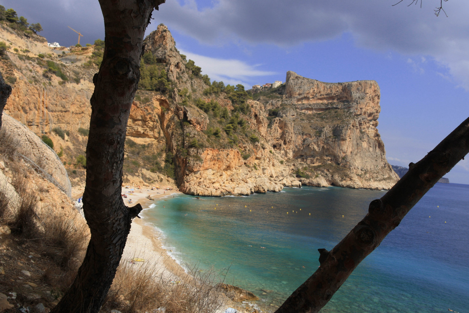 Spanien, eine Bucht in der nähe von Calpe 