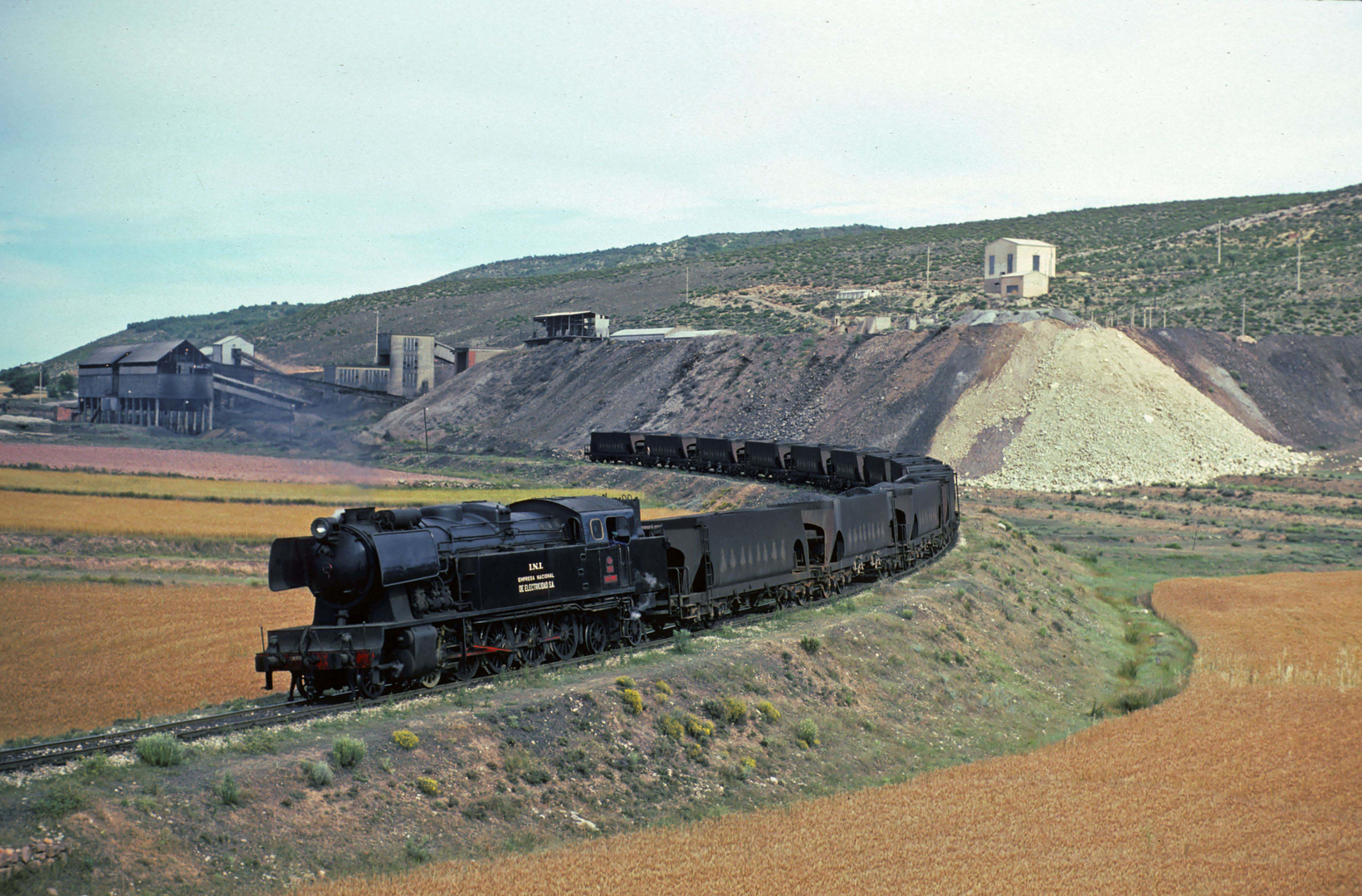 Spanien priv.Bergwerksbahnder ENDESA bei Andorra (Prov.Teruel) (Prov.Teruel(NW-SPANIEN)