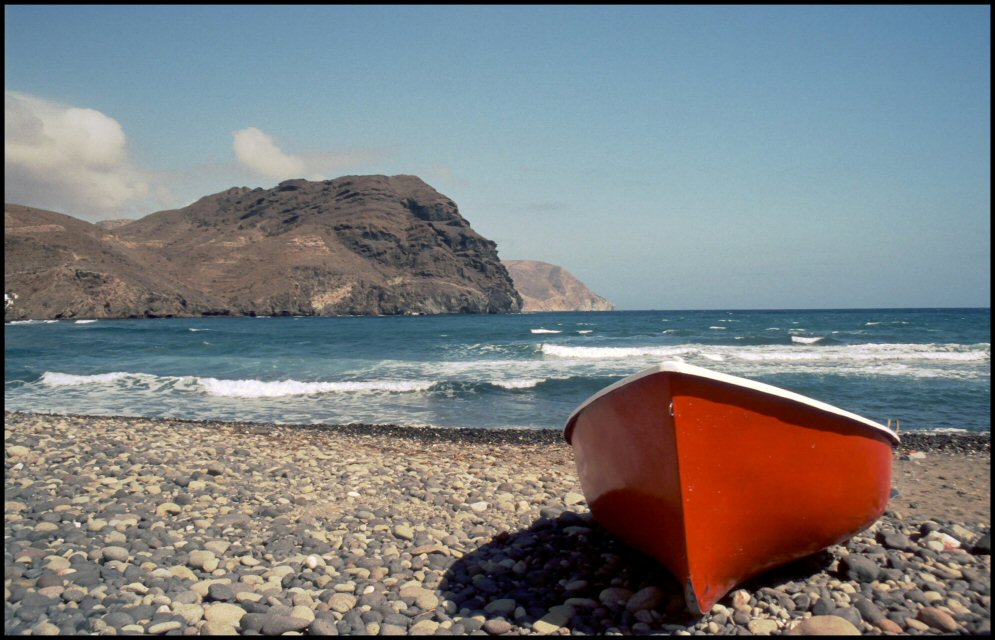 Spanien, Strand bei Las Negras