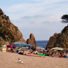 Spanien, Tossa de Mar (am Strand)