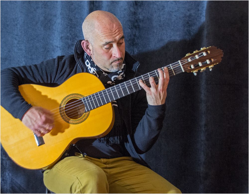 Spanische Gitarre Magie und Geheimnis Foto & Bild portait, music