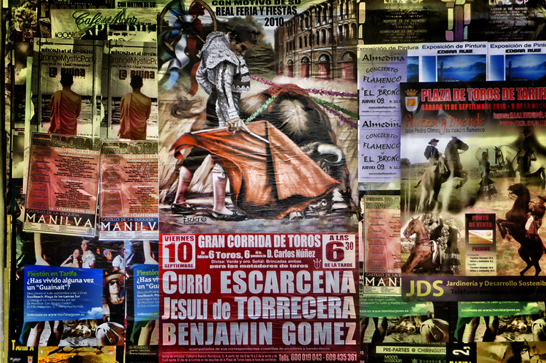 Spanische Plakatwand