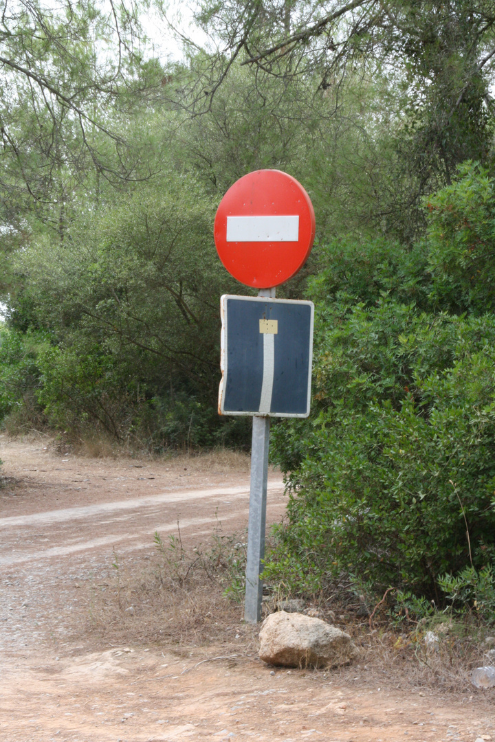 Spanische Straßenverhältnisse