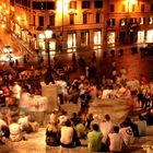 Spanische Treppe bei Nacht