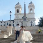 Spanische Treppe in Rom - beliebter Ort für Hochzeitsfotos 