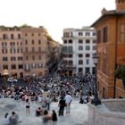 Spanische Treppe in Rom (Tilt & Shift)