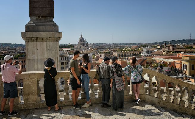 Spanische Treppe Rom -  Scalinata di Trinità dei Monti, 