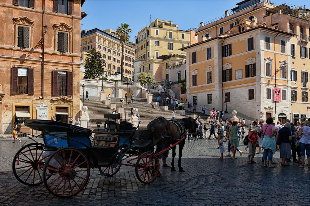 Spanische Treppe -Scalinata di Trinità dei Monti -