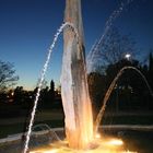 Spanischer Brunnen bei Nacht