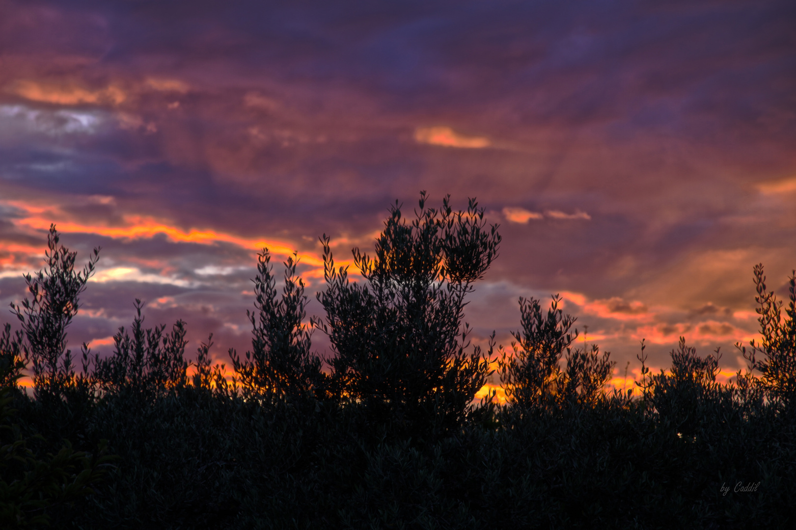 Spanischer Sonnenuntergang