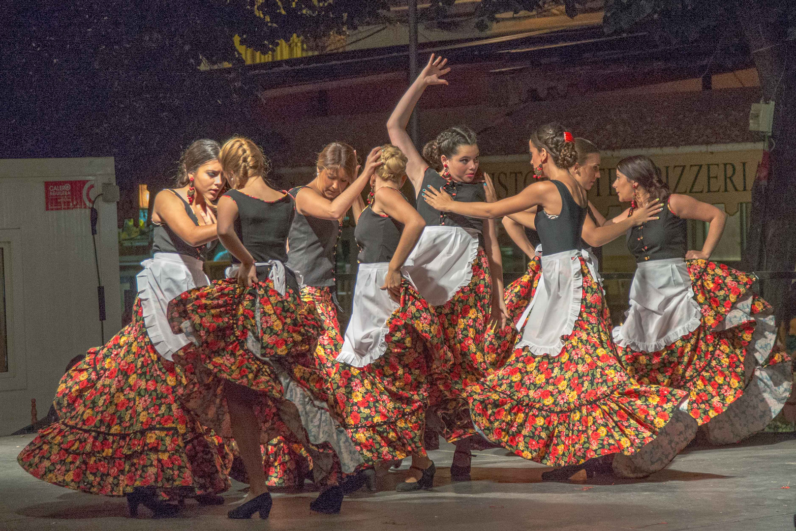 Spanish dance group