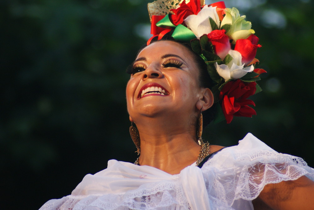 Spanish dancer with a beautiful smile