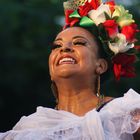 Spanish dancer with a beautiful smile