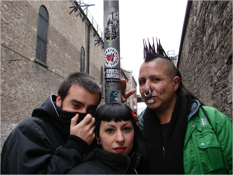 Spanish punks in Dublin