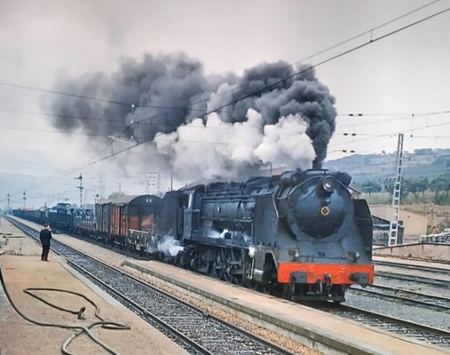 Spanì?n RENFE Breitspurdampgf Ostern 1973