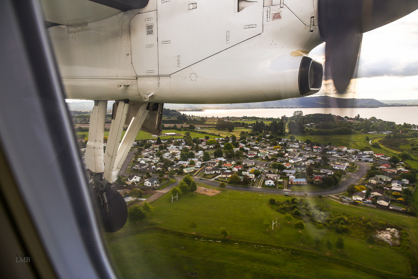 Spannender Anflug