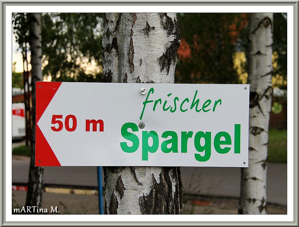 Spargelzeit  (mit Gedicht)