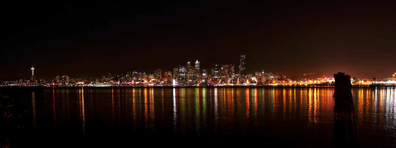 Sparkling lights of Seattle