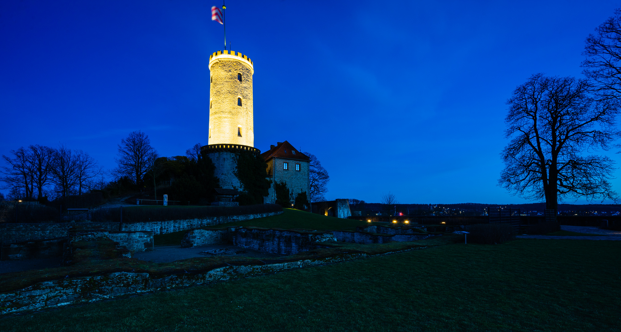 Sparrenburg zur blauen Stunde