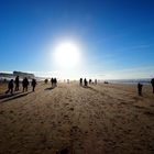 Sparziergänger am Strand