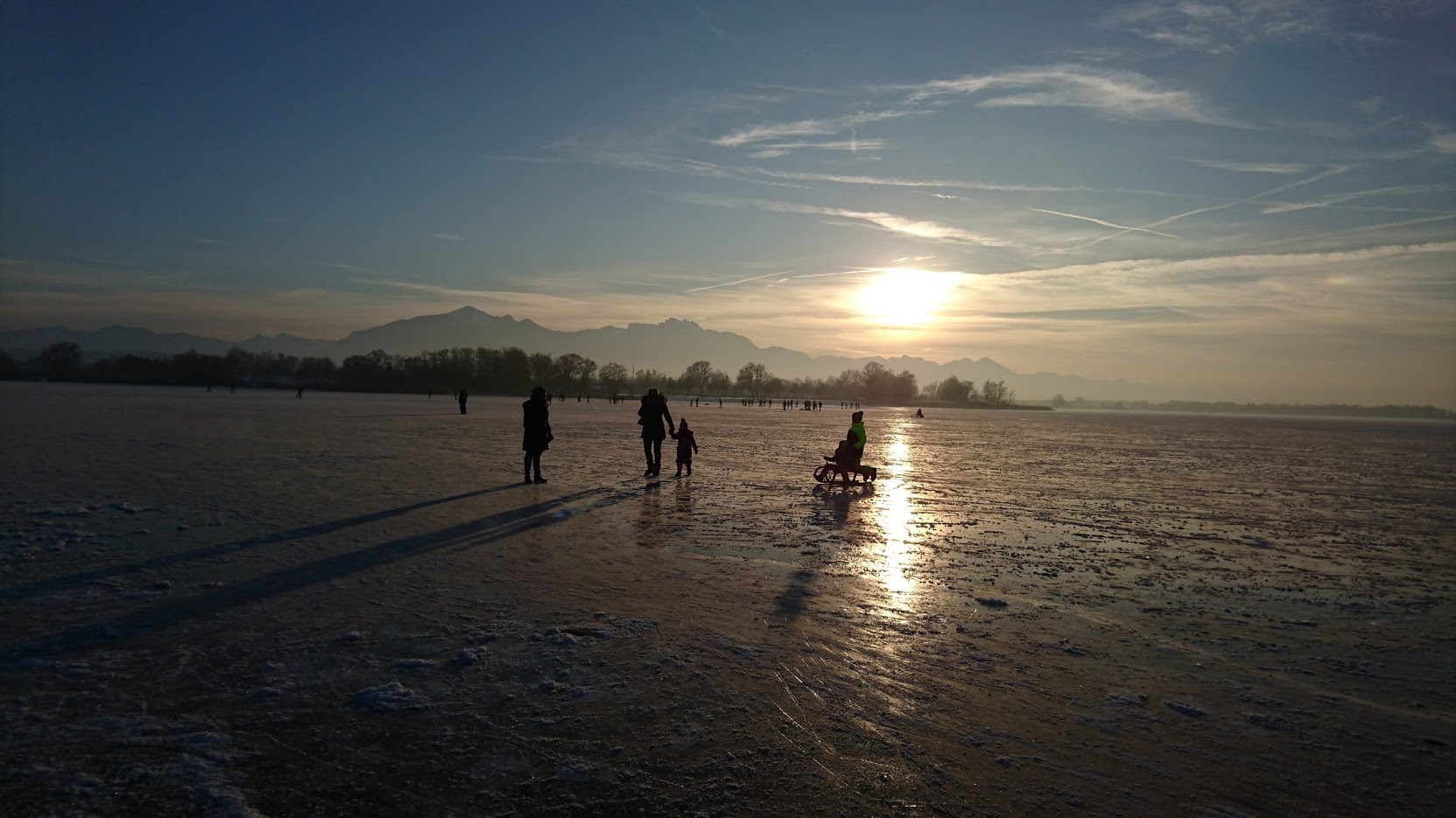 Spaß am "Eissee"