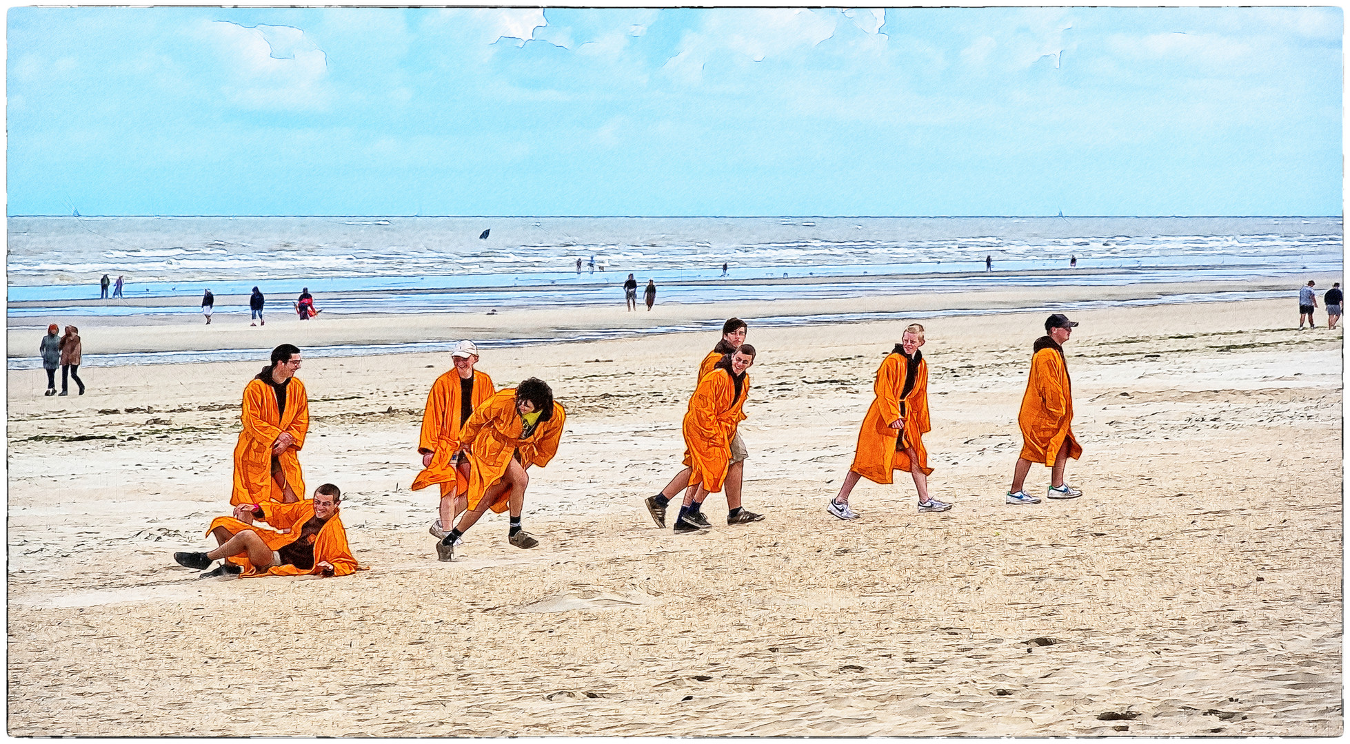 Spaß am Strand... - S'amuser à la plage