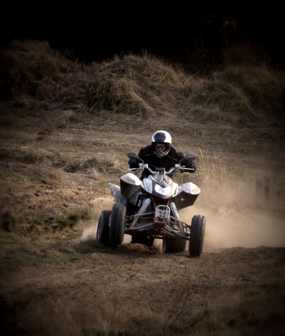 Spass auf  dem Quad